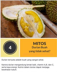 Manfaat makan durian untuk kesehatan tubuh manusia