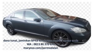 Sertifikat BPKB untuk modal